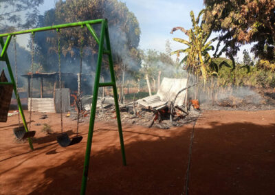 Appeal for support after fire