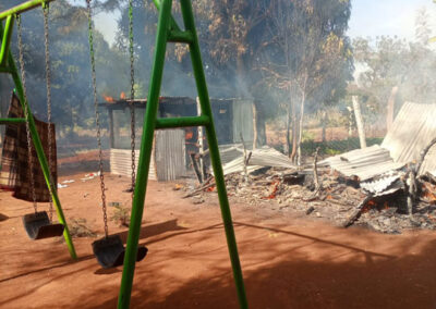 Appeal for support after fire