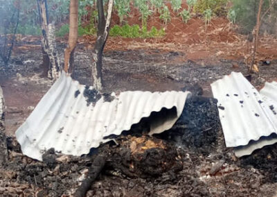 Appeal for support after fire